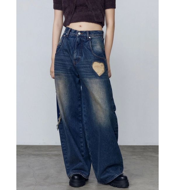 EMODA「ハートルーズジーンズ」|デニム|