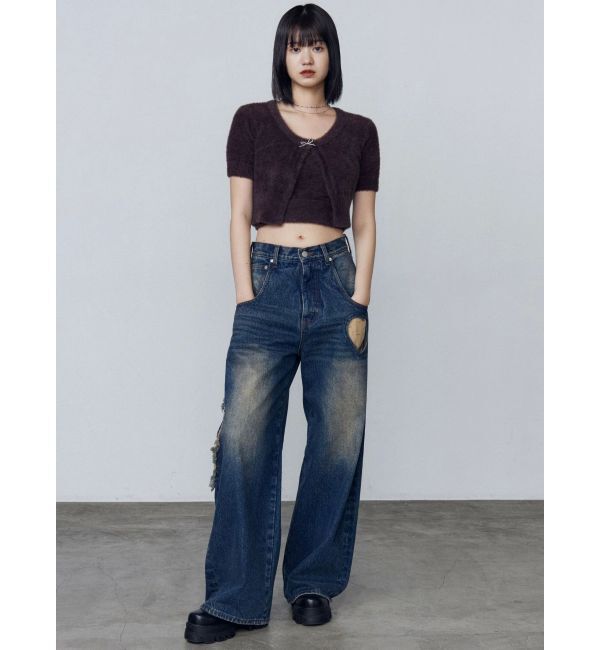 EMODA「ハートルーズジーンズ」|デニム|