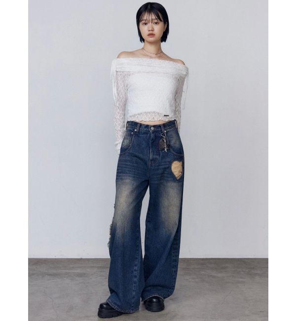 EMODA「ハートルーズジーンズ」|デニム|