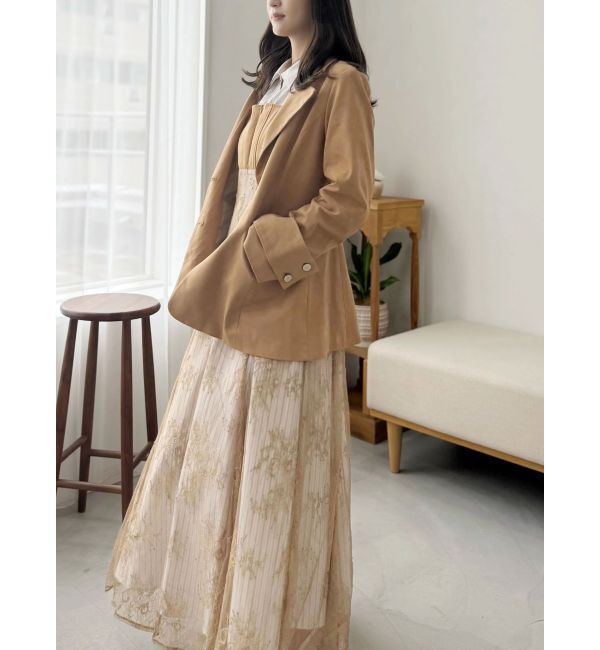 MERCURYDUO「フィットアンドフレアジャケット」|テーラードジャケット|