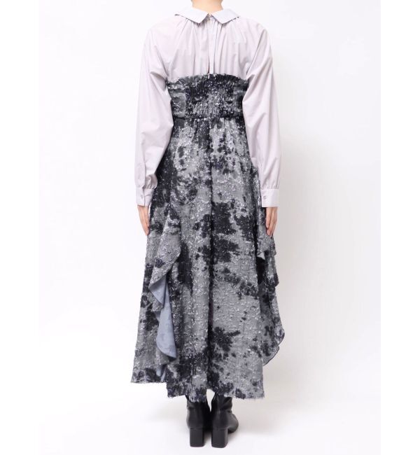 MERCURYDUO「シャツドッキングコルセットアシメヘムワンピース」|ワンピース|