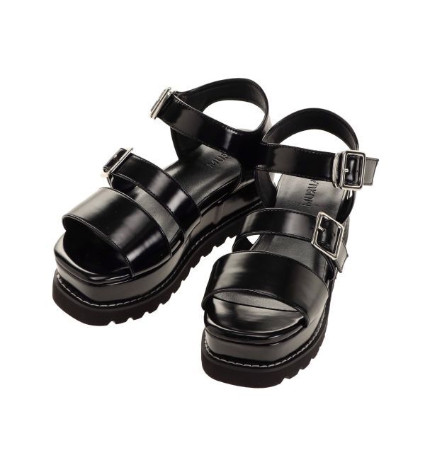 MURUA「ベルテッドステッチサンダル」|サンダル|