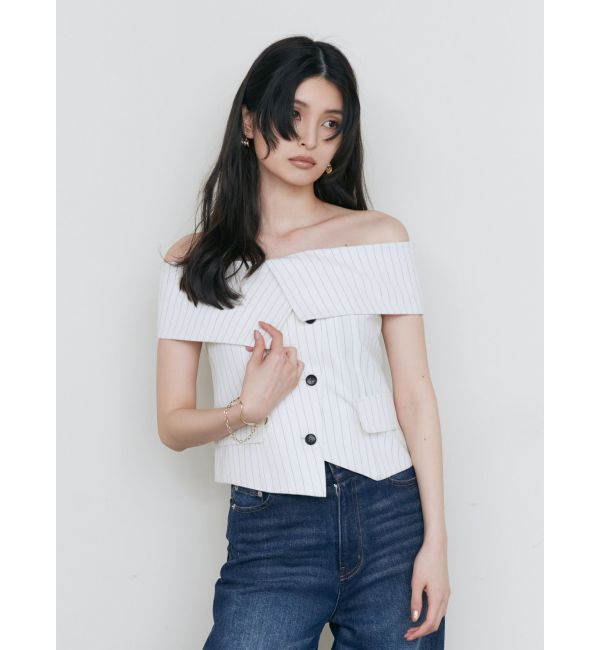 MURUA「オフショルマニッシュブラウス」|シャツ・ブラウス|