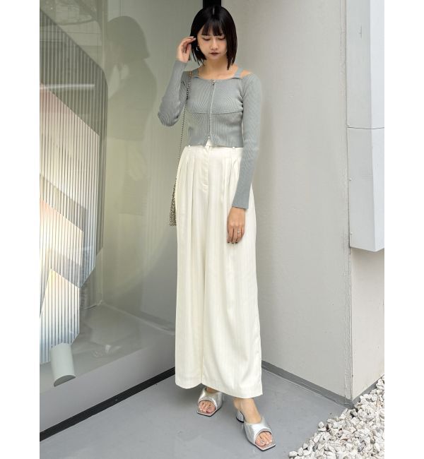 MURUA「メタリックパフミュール」|パンプス|