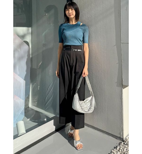 MURUA「メタリックパフミュール」|パンプス|