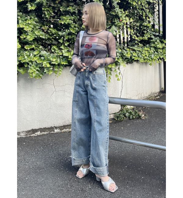 MURUA「メタリックパフミュール」|パンプス|