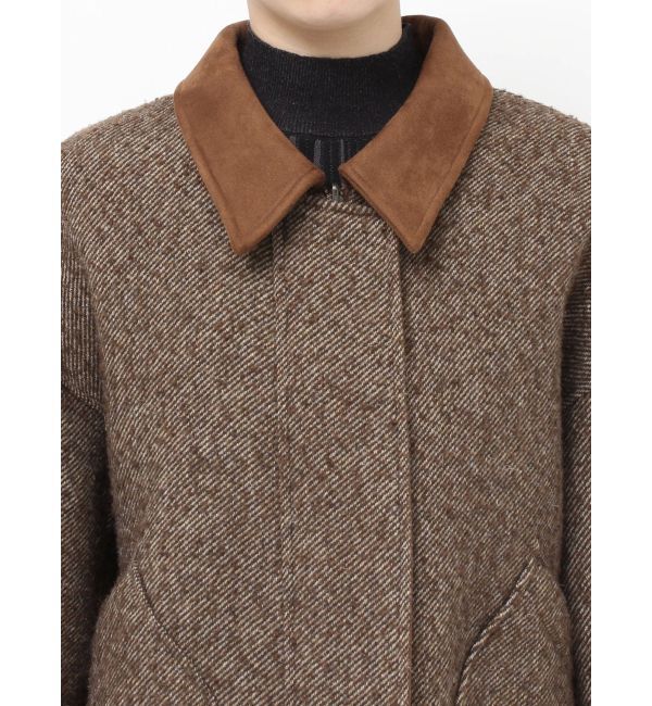 MURUA「リバーシブルミドルコート」|ステンカラーコート|