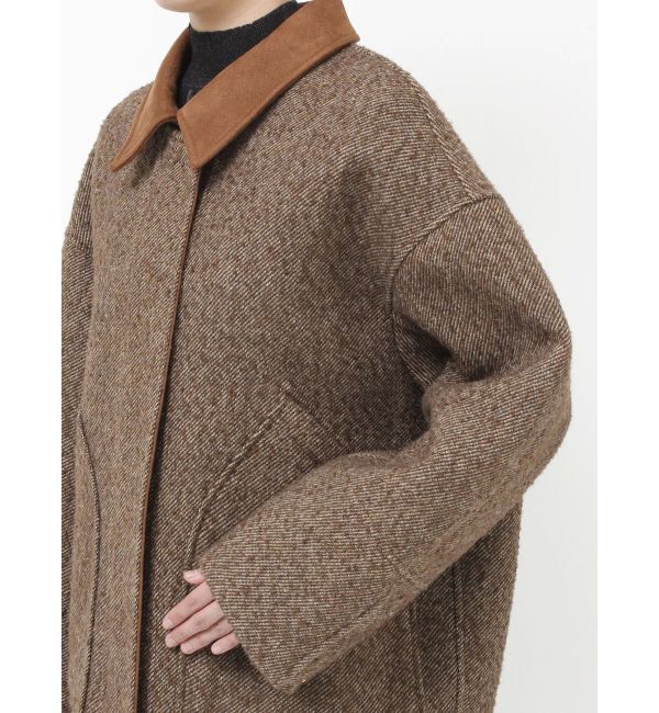 MURUA「リバーシブルミドルコート」|ステンカラーコート|