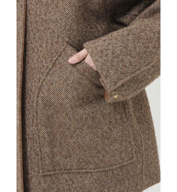 MURUA「リバーシブルミドルコート」|ステンカラーコート|