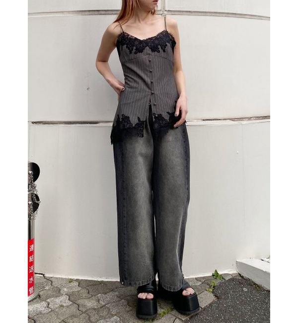 MURUA「レースドッキングキャミソール」|キャミソール|