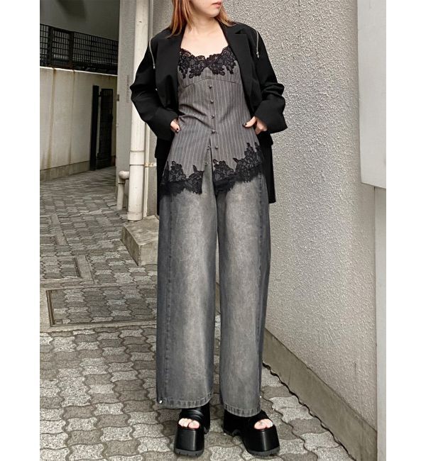 MURUA「レースドッキングキャミソール」|キャミソール|