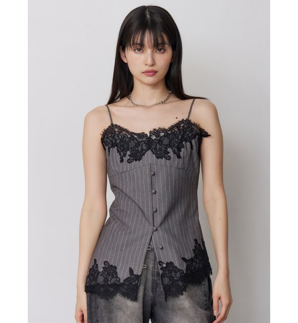 MURUA「レースドッキングキャミソール」|キャミソール|