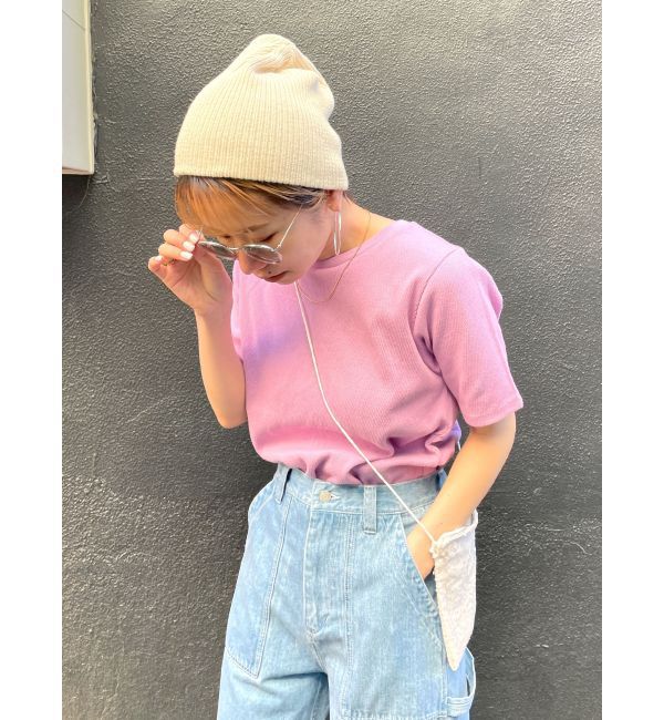 Ungrid「ハニカムバックデザインTee」|Tシャツ・カットソー|