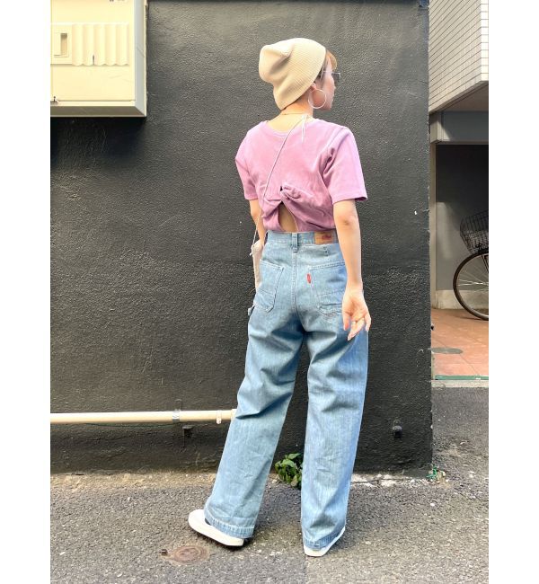 Ungrid「ハニカムバックデザインTee」|Tシャツ・カットソー|