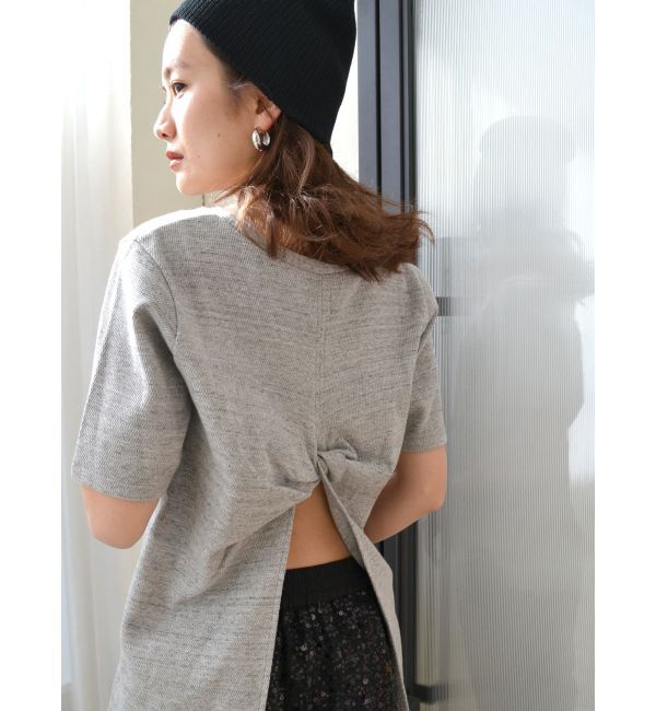 Ungrid「ハニカムバックデザインTee」|Tシャツ・カットソー|