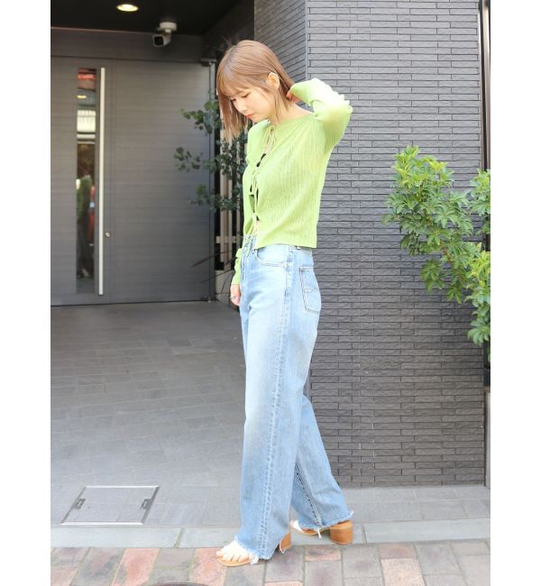 Ungrid「2Wayリボンニットカーデ」|カーディガン|