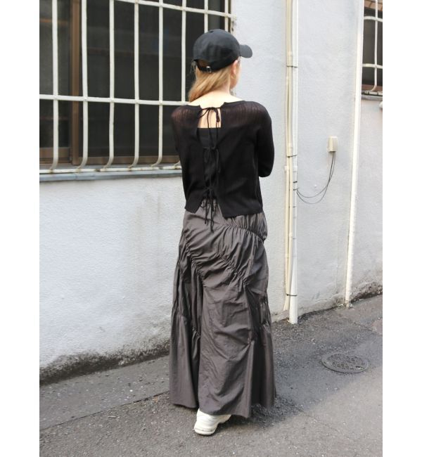 Ungrid「2Wayリボンニットカーデ」|カーディガン|