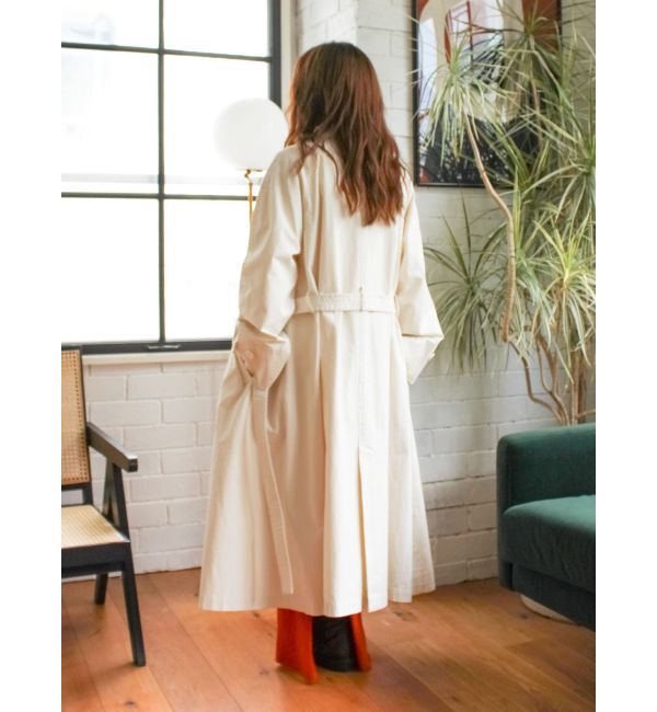 Ungrid「カットオフステンカラーコート」|ステンカラーコート|