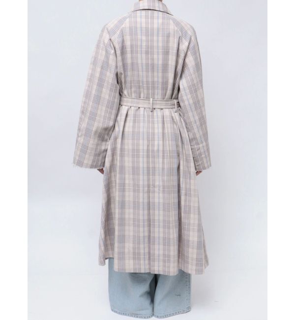 Ungrid「カットオフステンカラーコート」|ステンカラーコート|