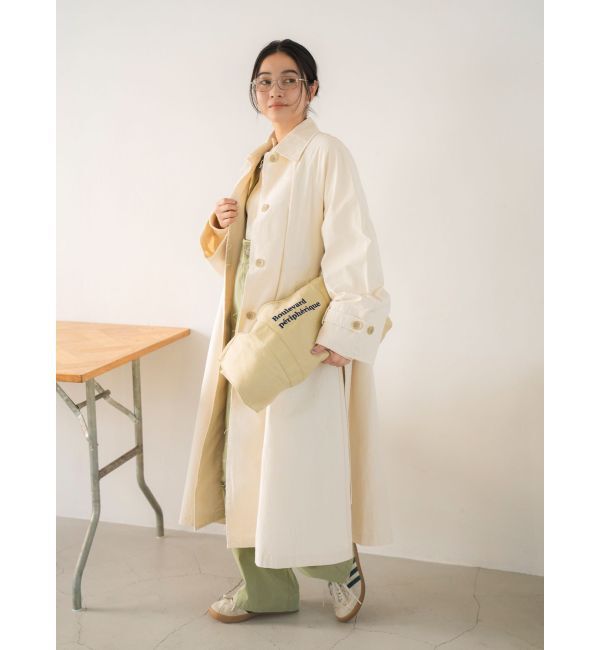 Ungrid「カットオフステンカラーコート」|ステンカラーコート|