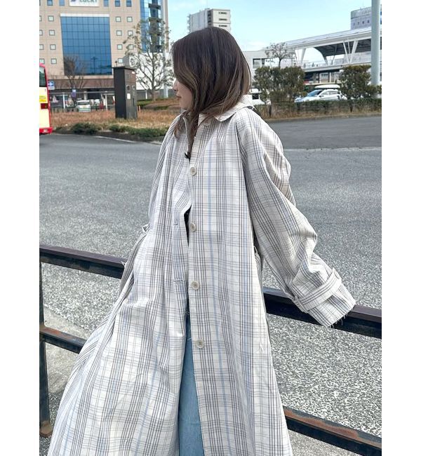 Ungrid「カットオフステンカラーコート」|ステンカラーコート|ミックス