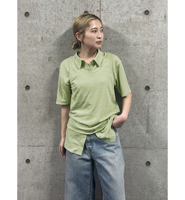 Ungrid「リネン混タンクトップ」|タンクトップ|