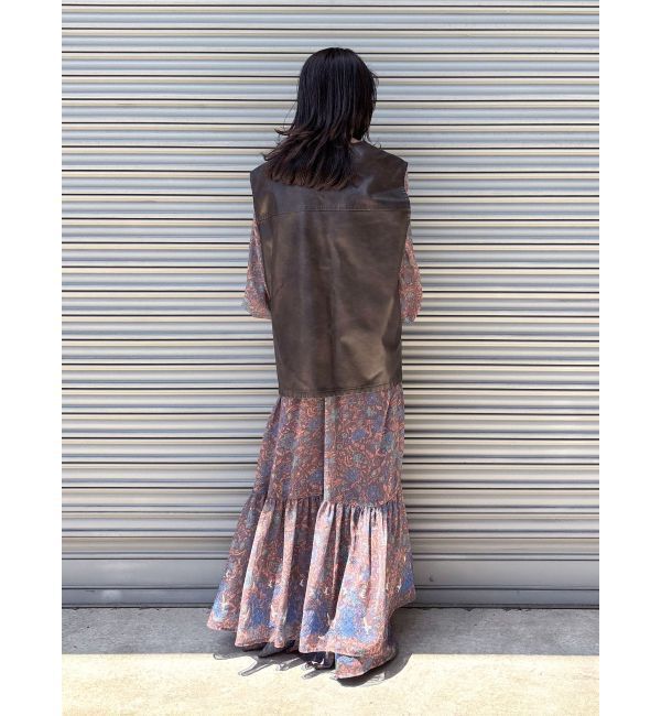 Ungrid「フリルデザインエンブロイダリーワンピース」|ワンピース|