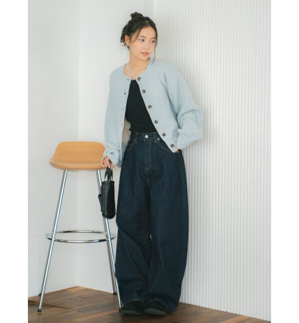 Ungrid「カーブルーズデニム」|デニム|