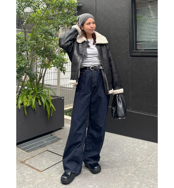 Ungrid「カーブルーズデニム」|デニム|