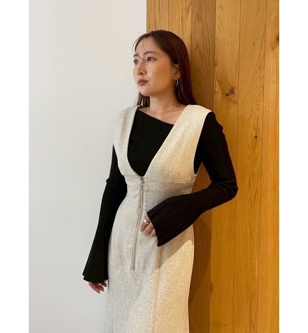 LAGUNAMOON「ノースリーブジャンパースカート」|ワンピース|