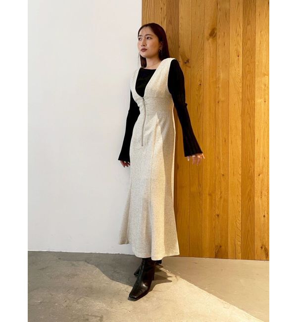 LAGUNAMOON「ノースリーブジャンパースカート」|ワンピース|