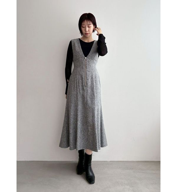 LAGUNAMOON「ノースリーブジャンパースカート」|ワンピース|