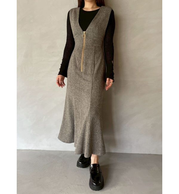 LAGUNAMOON「ノースリーブジャンパースカート」|ワンピース|