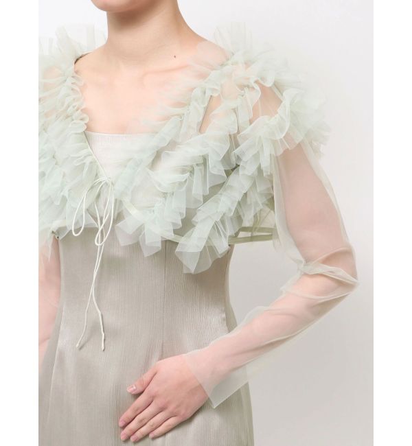 LAGUNAMOON「LADYチュールボレロキャミワンピース」|ワンピース|