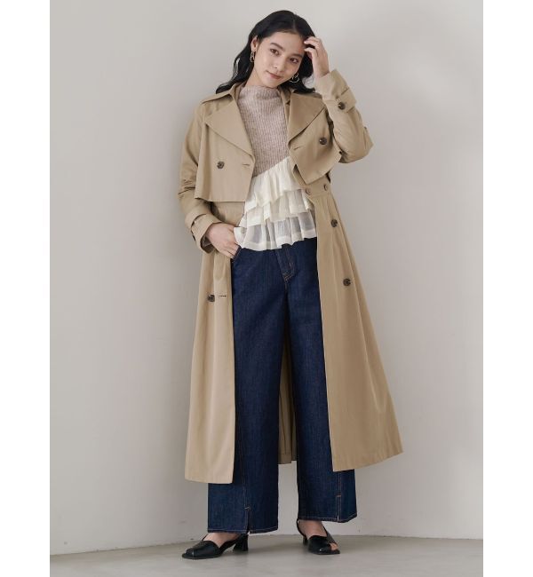 LAGUNAMOON「ワイドフレアデニムパンツ」|デニム|