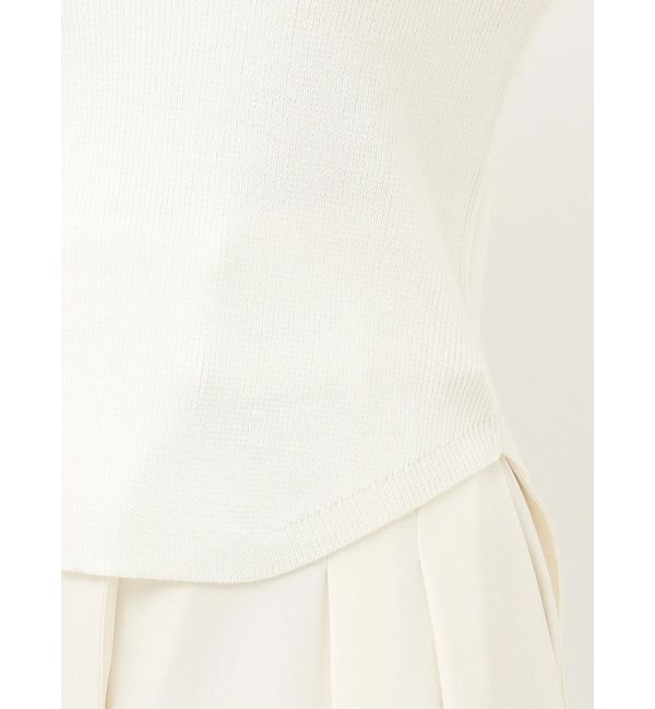 LAGUNAMOON「チュールコンビオフショルニットプルオーバー」|ニット・セーター|