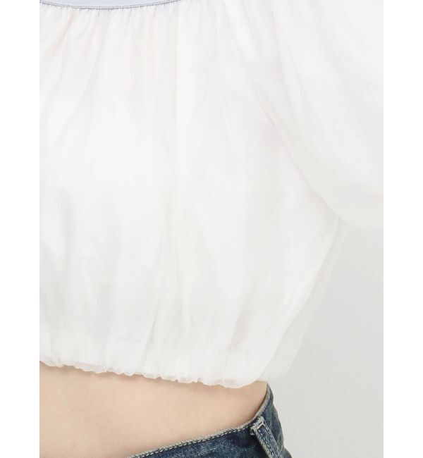 EVRIS「ロゴラインオフショルトップス」|シャツ・ブラウス|