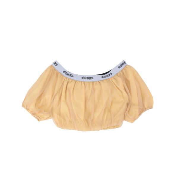 EVRIS「ロゴラインオフショルトップス」|シャツ・ブラウス|