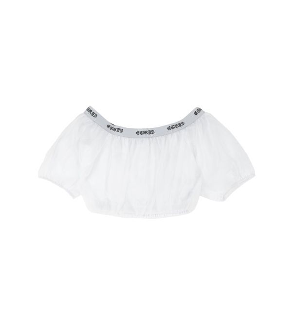 EVRIS「ロゴラインオフショルトップス」|シャツ・ブラウス|