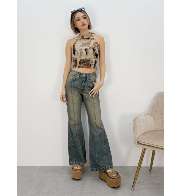 EVRIS「スタッズモチーフプラットフォームサンダル」|サンダル|