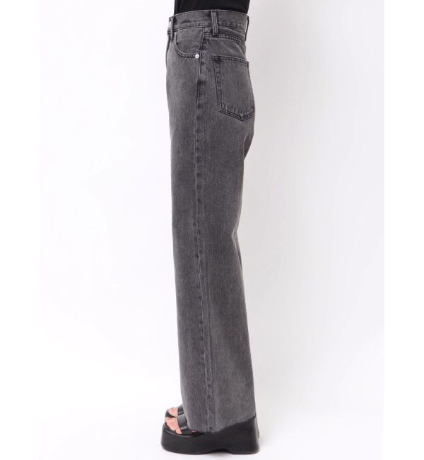 EVRIS「シンプルワイドデニムパンツ」|デニム|