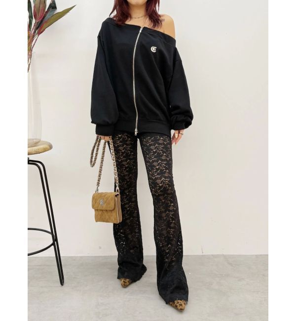 EVRIS「レースフレアパンツ」|その他|