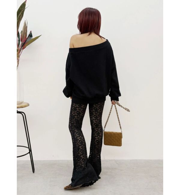 EVRIS「レースフレアパンツ」|その他|