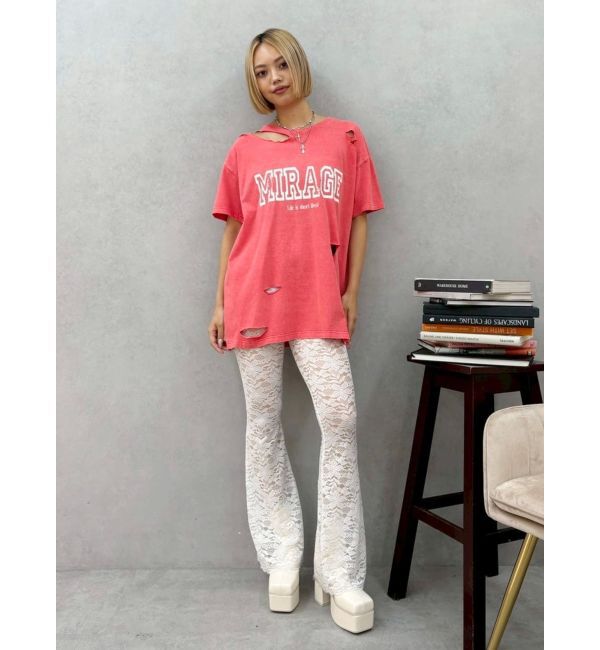 EVRIS「レースフレアパンツ」|その他|