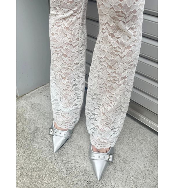 EVRIS「レースフレアパンツ」|その他|