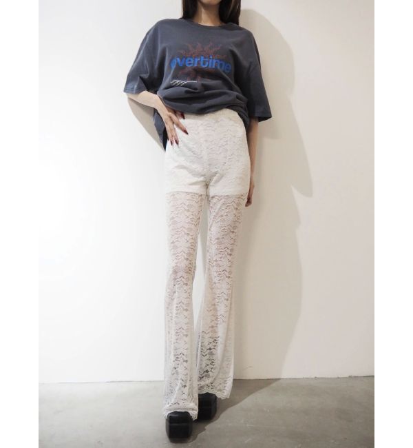 EVRIS「レースフレアパンツ」|その他|