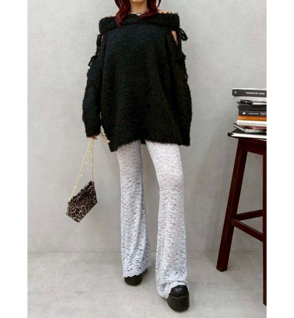 EVRIS「レースフレアパンツ」|その他|