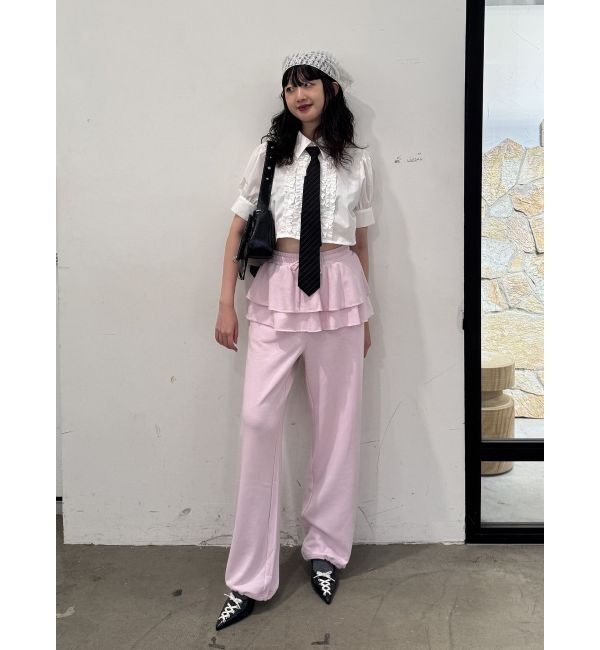 jouetie「クロップドフリルブラウス」|シャツ・ブラウス|