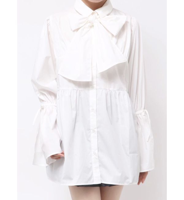 jouetie「リボンタイチュニックシャツ」|シャツ・ブラウス|