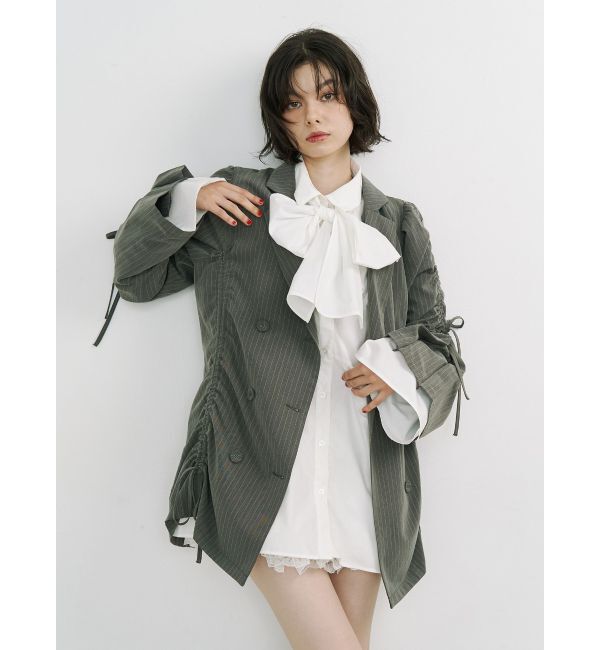 jouetie「リボンタイチュニックシャツ」|シャツ・ブラウス|